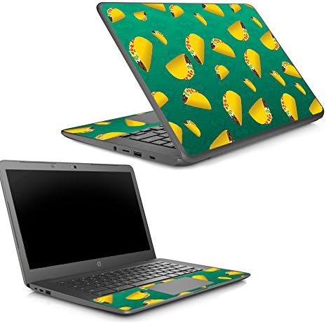 עור Mainyskins תואם ל- HP Chromebook 14 G5 - טאקו | כיסוי עטיפת מדבקות ויניל מגן, עמיד וייחודי